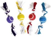 Karlie Flostouw met Tennisbal Assorti - 30 cm