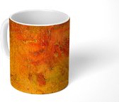 Mok - Olieverf-schilderij Herfstkleuren - 350 ML - Beker