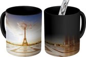Magische Mok - Foto op Warmte Mok - Foto vanaf Trocaderos plaats met de Eiffeltoren - 350 ML