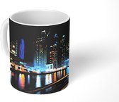 Mok - De Dubai Marina vanaf de kade - 350 ML - Beker