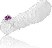 OHMAMA FOR HIM | Ohmama Textured Penis Sleeve With Vibrating Bullet | PENIS SLEEVE | VIBREREND PENIS SLEEVE | COCKRING | VIBREREND COCKRING | PENIS RING | SEX TOYS VOOR KOPPELS | S