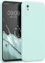 kwmobile telefoonhoesje voor Xiaomi Redmi 9A - Hoesje voor smartphone - Back cover in Frosty Mint