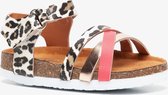 Blue Box meisjes sandalen met luipaardprint - Bruin - Maat 26