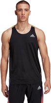 adidas OTR Response Singlet Heren - sportshirts - paars/zwart - maat L