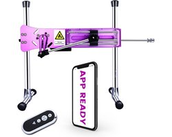 Pro 1 Premium Seksmachine 2.0 Smart APP met dildo en remote Paars