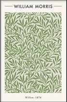 Walljar - William Morris - Willow - Muurdecoratie - Poster met lijst