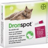 Dronspot Spot-On Kat  5 - 8 Kg - Anti wormenmiddel - 2 pip