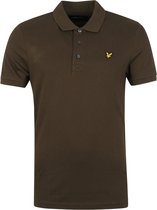 Lyle and Scott - Polo Olive -  - Heren Poloshirt Maat XL
