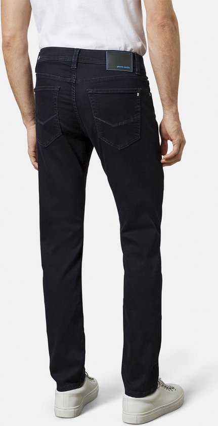 Pierre Cardin - Pantalon Lyon Future Flex Blauw Foncé - Coupe Moderne - Pantalon Homme taille W 34 - L 32