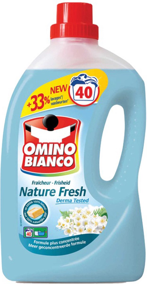 Omino Bianco Wasmiddel Nature Fresh - 2L / 40 wasbeurten