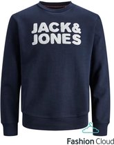 Jack & Jones Jack&Jones Embro Sweat Navy Blazer BLAUW S