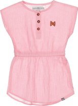 Koko Noko meisjes korte mouwen jurk met knoopjes Pink