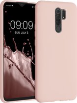 kwmobile telefoonhoesje voor Xiaomi Redmi 9 - Hoesje voor smartphone - Back cover in kokosmelk