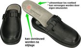 Berkemann -Heren - zwart - pantoffels & slippers - maat 41.5