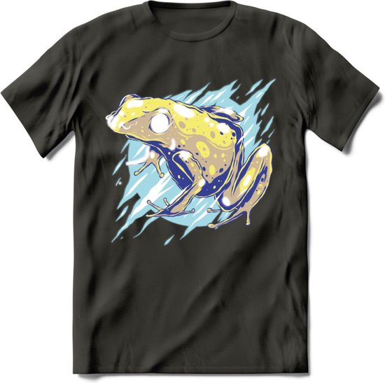 voering Vegen Meer Dieren T-Shirt | Kikker shirt Heren / Dames | Wildlife frog kleding cadeau  - Donker... | bol.com
