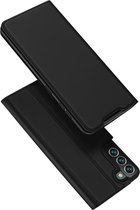 Dux Ducis - Slim bookcase hoes - Geschikt voor Samsung Galaxy S22 Plus / S22+ - Zwart