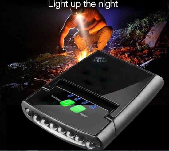 Togadget® - Verstelbare koplamp - fietslamp - 6 led - USB Oplaadbare Sensor, schakelbaar met hand bewegen, Cap- Hoed - Clip - Lamp - Waterdicht - IP6 Koplamp - Zaklamp - ingebouwde oplaadbare batterij — afbeelding 5