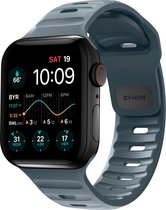 Nomad Strap - Sport  FKM rubber horlogebandje  - Geschikt voor Apple Watch 45/44/42 - Marine Blue