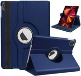 Hoes geschikt voor iPad pro 2020 / 2021 bookcase Draaibare Donker Blauw - Hoes geschikt voor iPad pro hoes 2021 / 2020 - Hoes geschikt voor iPad pro 11 2021 case Cover- Hoes geschikt voor iPad pro 2020 hoes