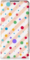 Leuk Hoesje Geschikt voor Samsung Galaxy S22 Plus Smart Cover Dots