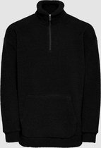 Sweater ONSREMY Teddy 1/4 Zip Black