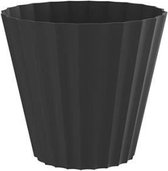 PLASTIKEN Pot Doric Maceta - Ø18 x 16 cm - Antracietgrijs