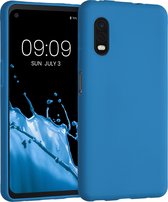 kwmobile telefoonhoesje geschikt voor Samsung Galaxy Xcover Pro - Hoesje voor smartphone - Back cover in rifblauw
