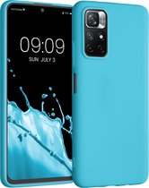 kwmobile telefoonhoesje voor Xiaomi Redmi Note 11 - Hoesje voor smartphone - Back cover in zeeblauw