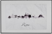 Giftdecor Schilderij Rome 81,5 X 121 X 3 Cm Hout Wit/zwart