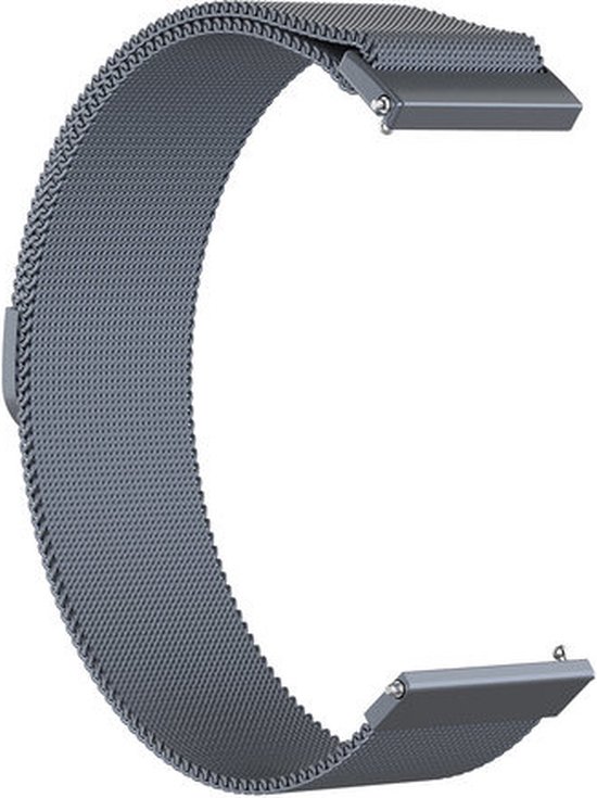 Masar Milanese Mesh Horlogeband 18-22mm - Magnetisch Met Snelsluiting, Universeel