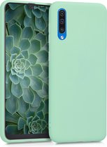 kwmobile telefoonhoesje geschikt voor Samsung Galaxy A50 - Hoesje voor smartphone - Back cover in mat mintgroen
