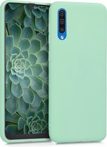 kwmobile telefoonhoesje voor Samsung Galaxy A50 - Hoesje voor smartphone - Back cover in mat mintgroen