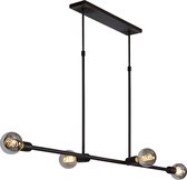Atmooz - Lampe suspendue Dots Large - E27 - 4 points lumineux - Salon / chambre / salle à manger - plafonnier - Noir - Metal - Hauteur: 87cm