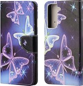 Samsung Galaxy S21 FE Hoesje - Book Case - Vlinders