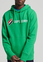 Superdry Heren Trui Code hoodie met logo in appliqué