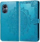 iMoshion Mandala Booktype OnePlus Nord N20 5G hoesje - Turquoise