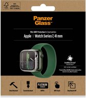 PanzerGlass Screenprotector geschikt voor Apple Watch 7 - 41 mm Glazen | PanzerGlass Full Body Protector - Case Friendly