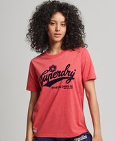 Superdry Dames tshirt Vintage College T-shirt met geschreven opdruk