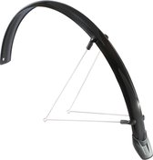 Spatbordset Eurofender Rapido 26 x 51 mm - zwart