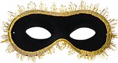Carnival Toys Verkleedmasker Franje Textiel Zwart One-size