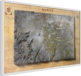 Raised Relief Map: Munich.