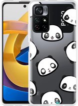 Poco M4 Pro 5G Hoesje Panda Emotions - Designed by Cazy