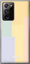 6F hoesje - geschikt voor Samsung Galaxy Note 20 Ultra -  Transparant TPU Case - Springtime Palette #ffffff