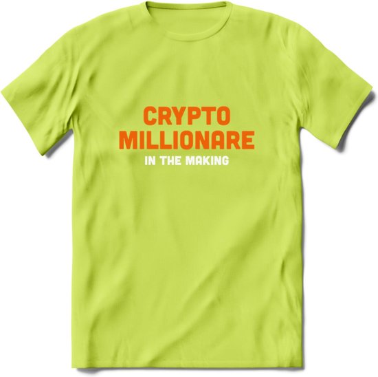 Crypto Millionare - Crypto T-Shirt Kleding Cadeau | Dames / Heren / Unisex  | Bitcoin /... | bol.com