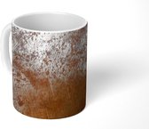 Mok - Roest - Staal - Structuur - 350 ML - Beker - Uitdeelcadeautjes