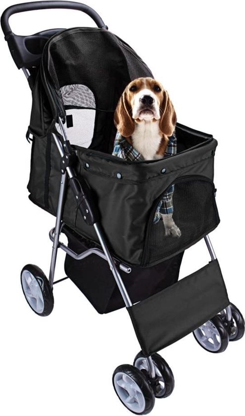 Pawhut Buggy for Dogs, Foldable, 600D Oxford Fabric Pawhut Buggy for Dogs, Foldable, 600D Oxford Fabric