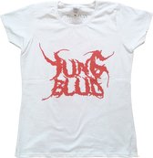 Yungblud Dames Tshirt -XS- DEADHAPPY Wit