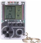 Mini Retro Game Console met 26 klassieke nostalgische games - Inclusief Tetris - met batterij - grijs