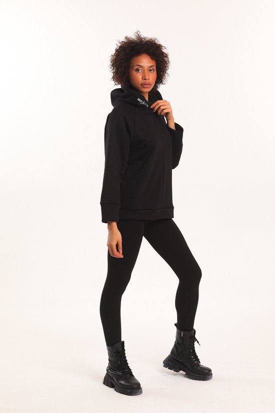 LILIAN / HOODIE & LEGGING / Zwart / maat S