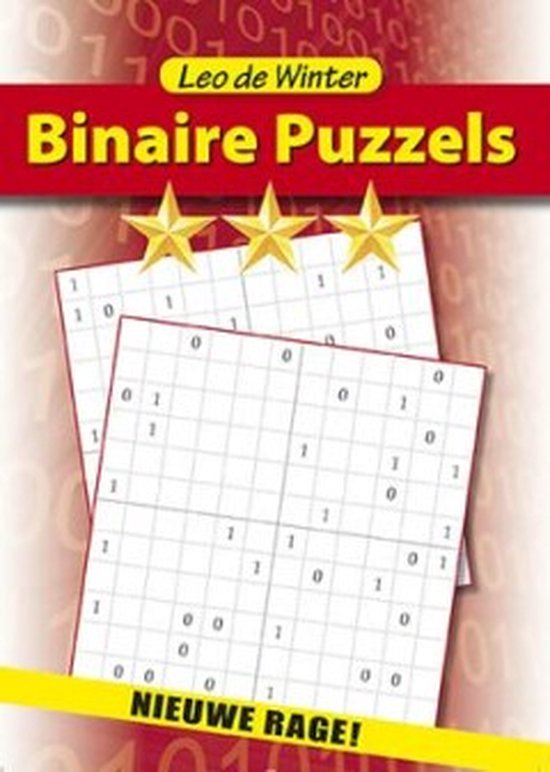 Cover van het boek 'Binaire puzzels 3 sterren'